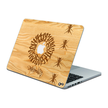 DJ Skins Laptop Skin QBERT THUDRUMBLE WOOD